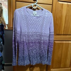 Purple Ombre Women's Sweater